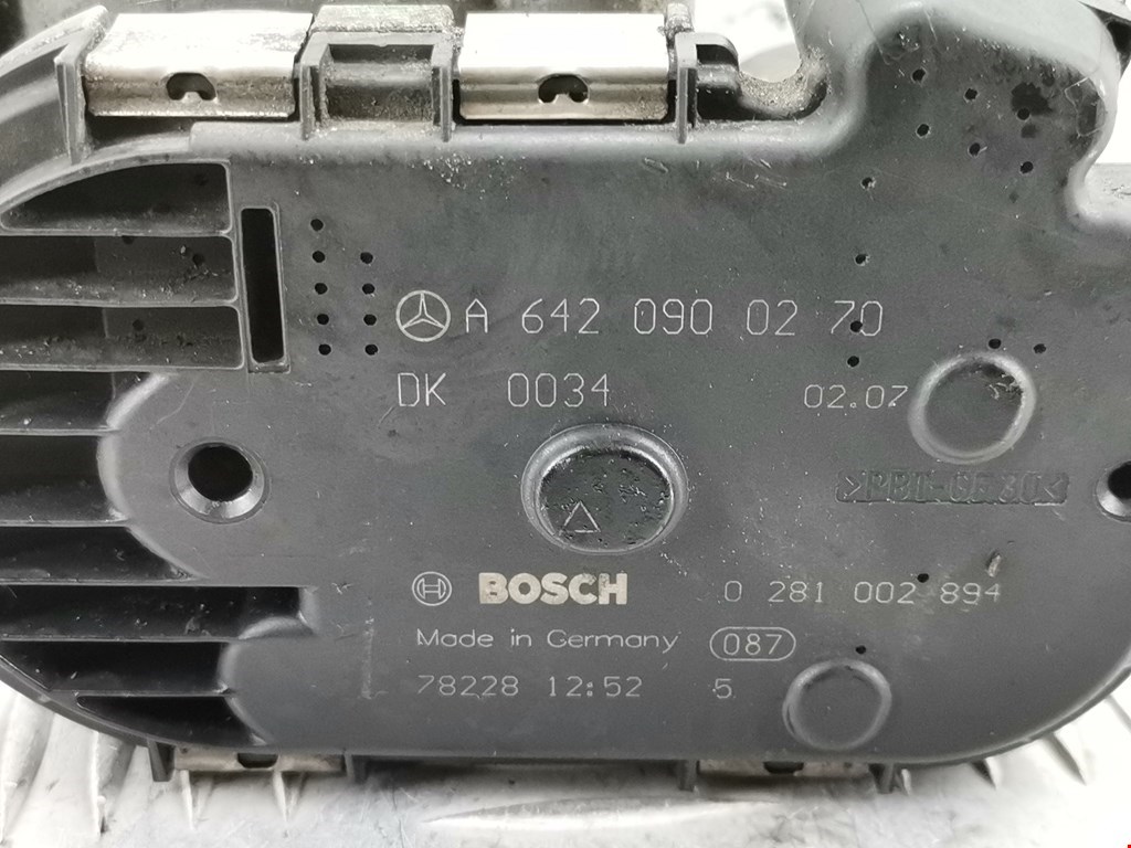 Заслонка дроссельная электрическая MERCEDES-BENZ CLS-Class C219 2004-2010