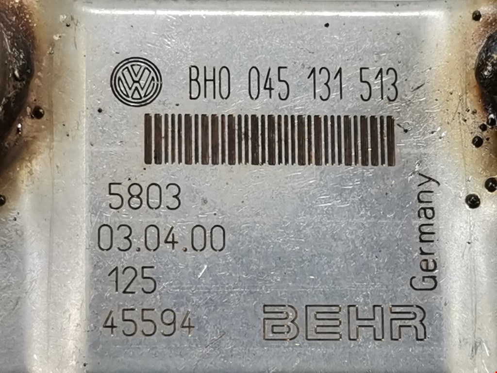 Радиатор системы ЕГР VOLKSWAGEN Lupo 1999-2005