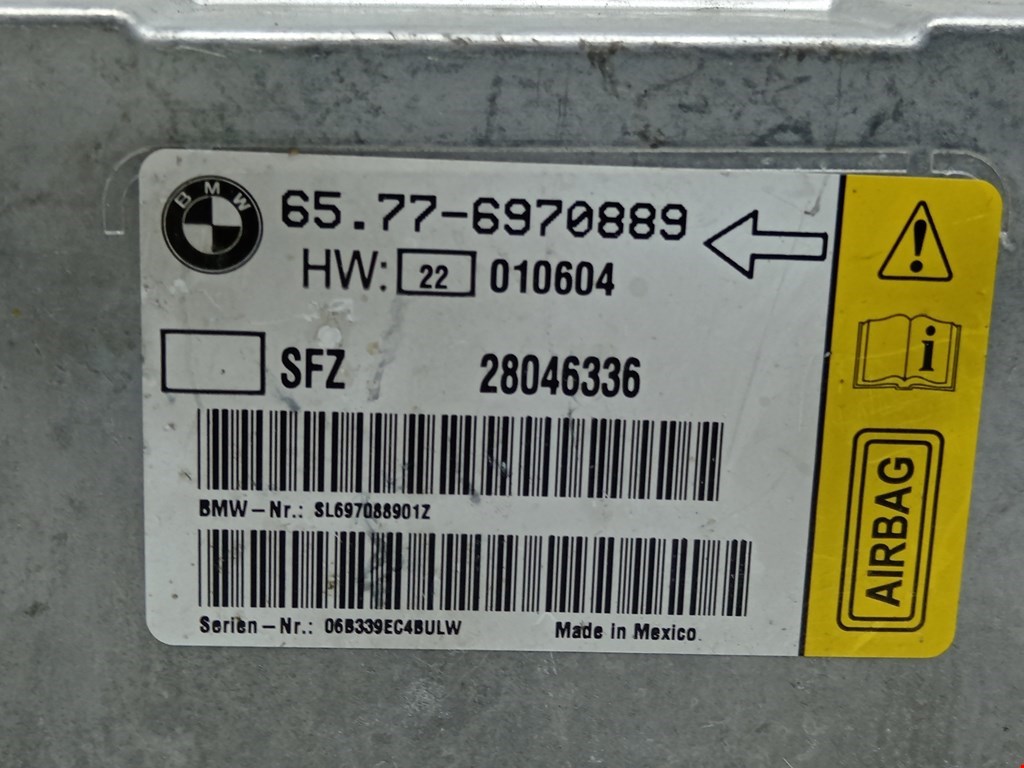 Блок управления AIR BAG BMW 7er 7 серия E65/E66 2001-2008