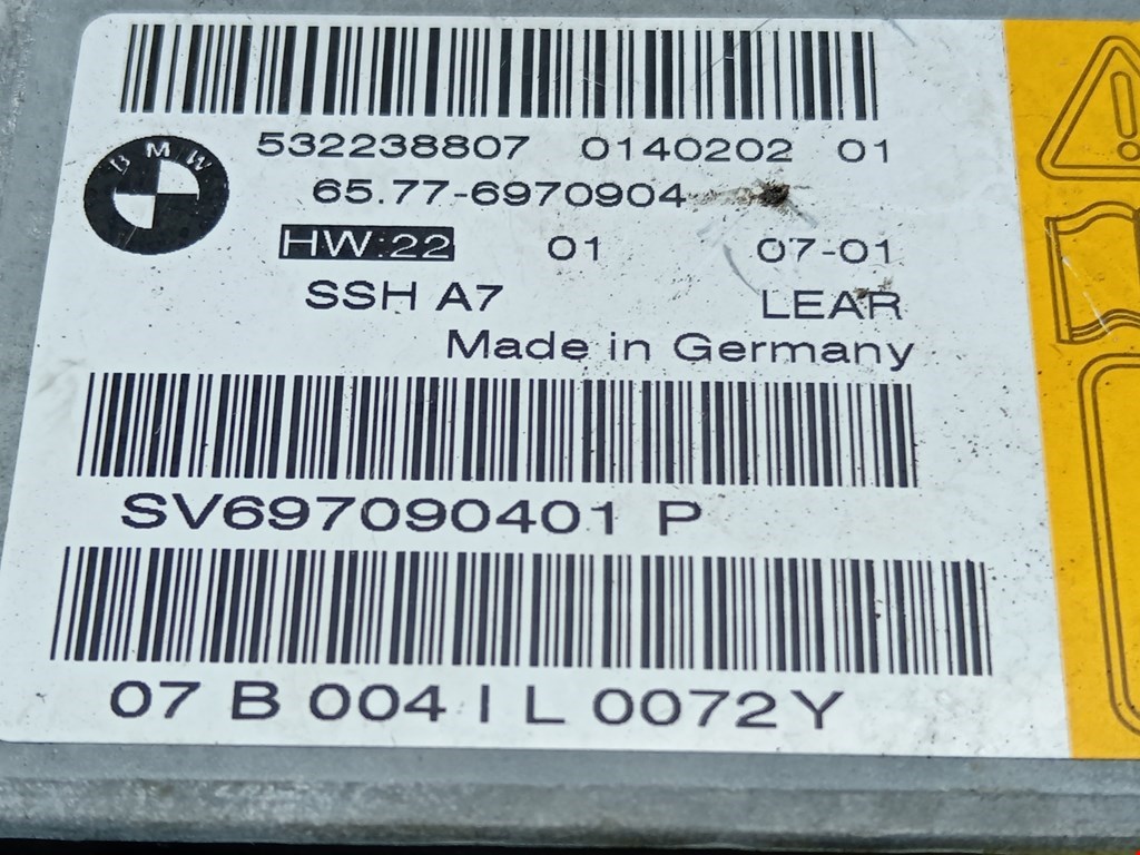 Датчик AIR BAG (подушек безопасности) BMW 7er 7 серия E65/E66 2001-2008