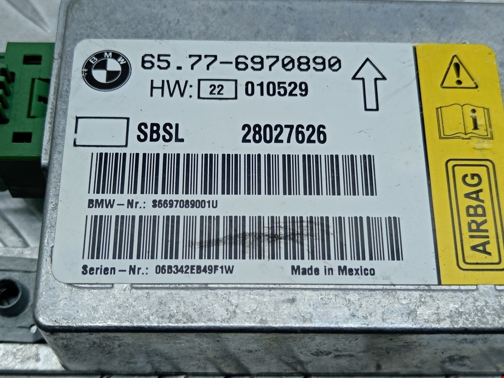 Блок управления AIR BAG BMW 7er 7 серия E65/E66 2001-2008