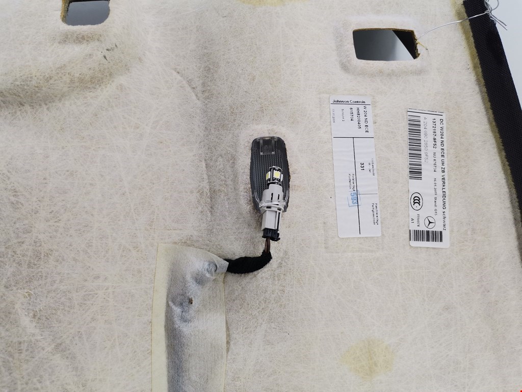 Обшивка потолка MERCEDES-BENZ C-Class C-klasse W204 2007-2015