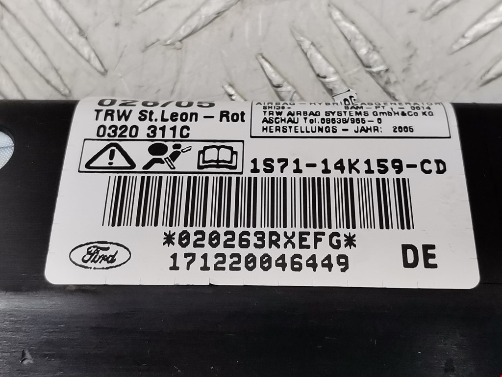 Подушка безопасности боковая (шторка) FORD Mondeo III 2000-2007