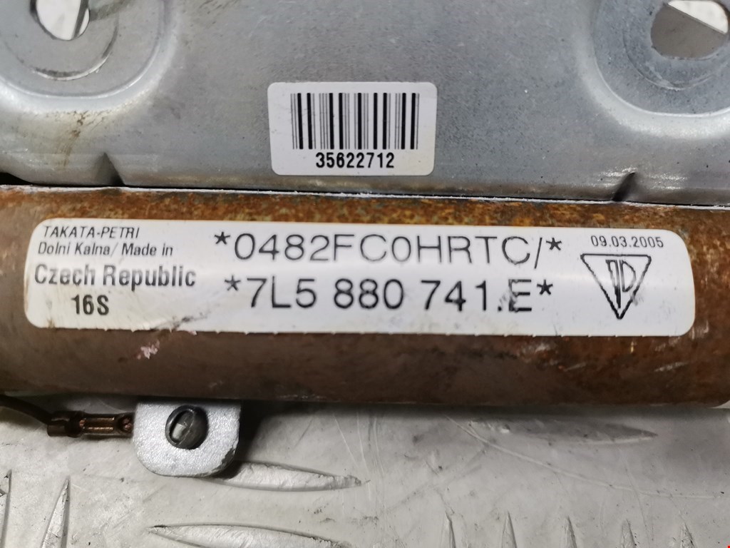 Подушка безопасности боковая (шторка) PORSCHE Cayenne 955/957 2002-2010