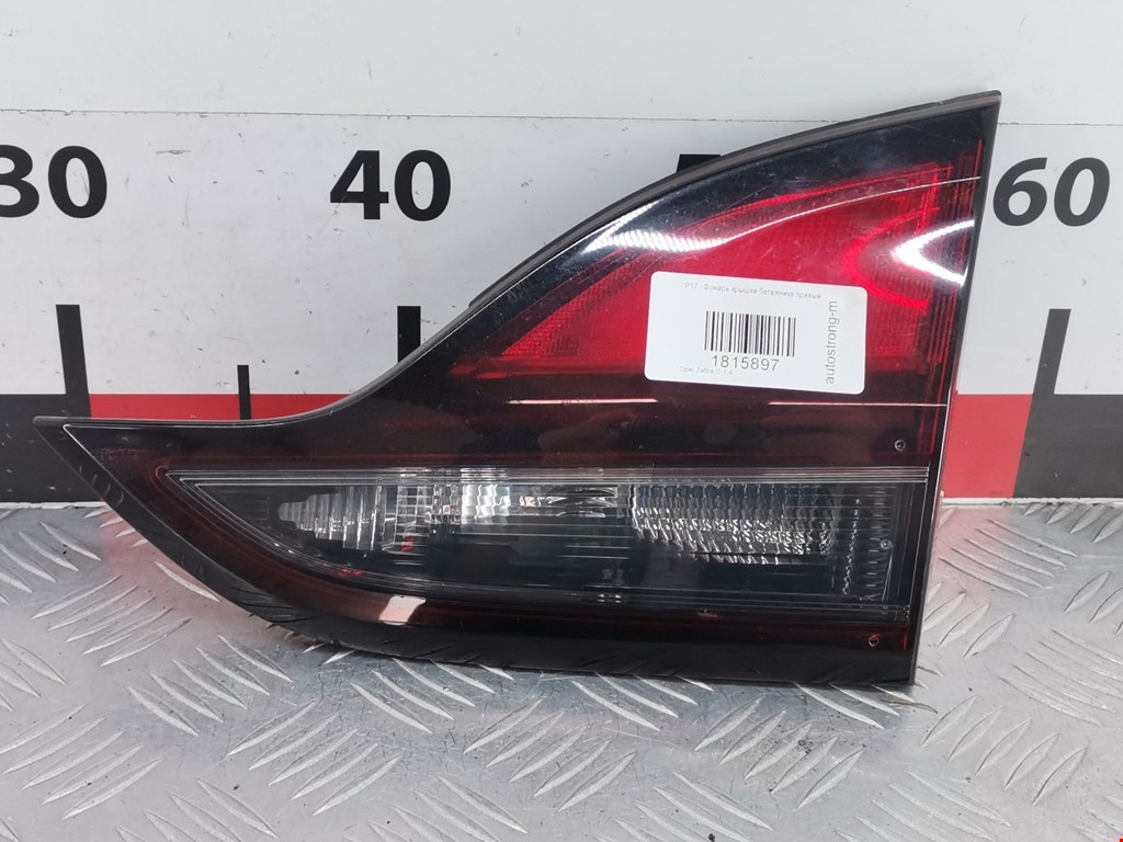 Фонарь задний внутренний правый OPEL Zafira C 2012-2019