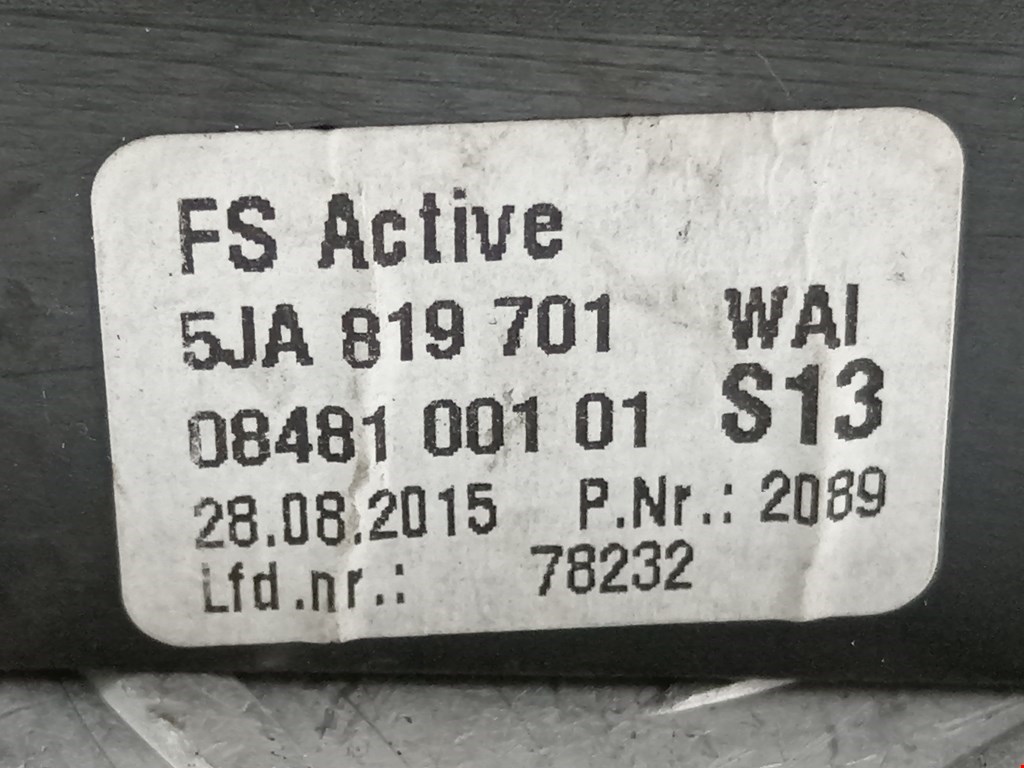 Дефлектор воздушный SKODA Rapid 2012-2020