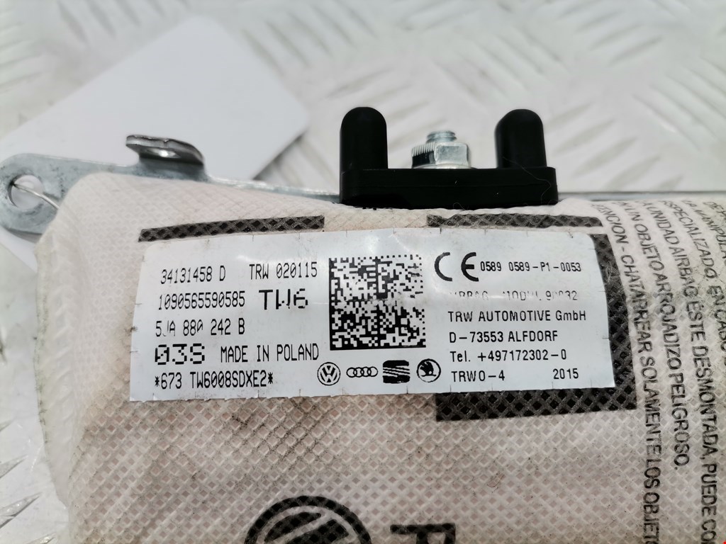 Подушка безопасности боковая (в сиденье) SKODA Rapid 2012-2020