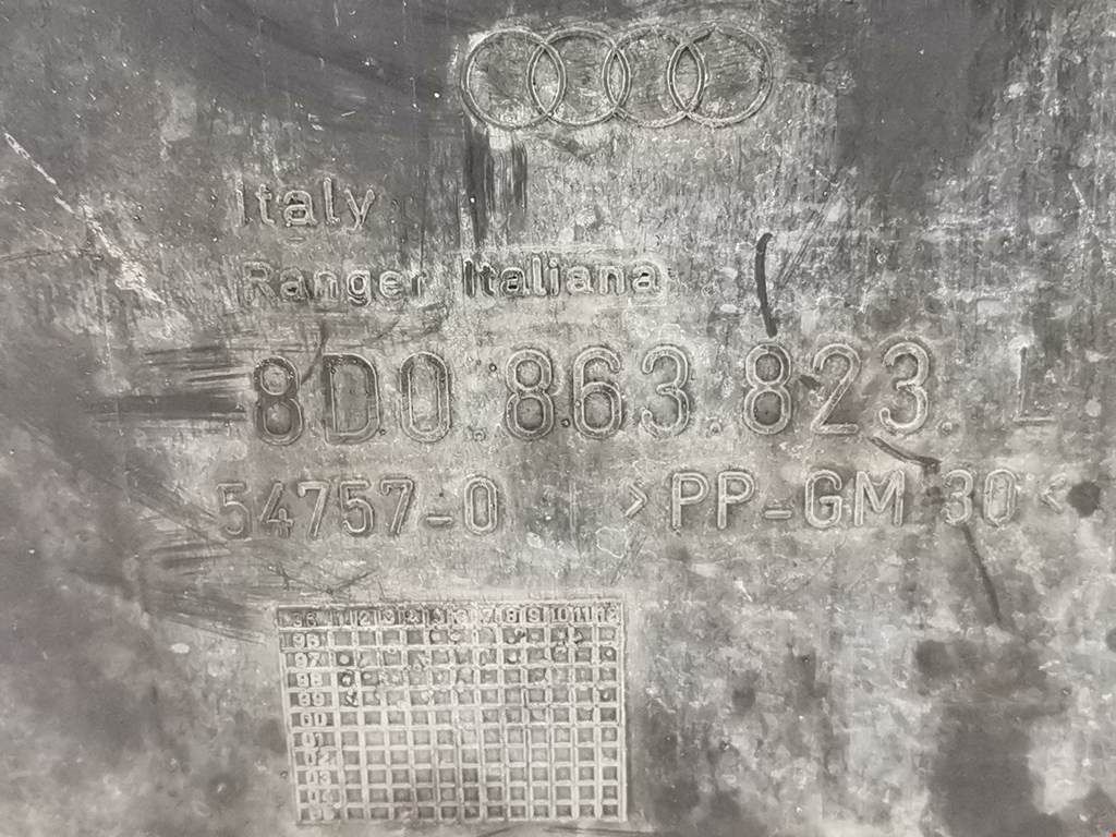 Защита картера (двигателя) AUDI A4 B5 1995-2001