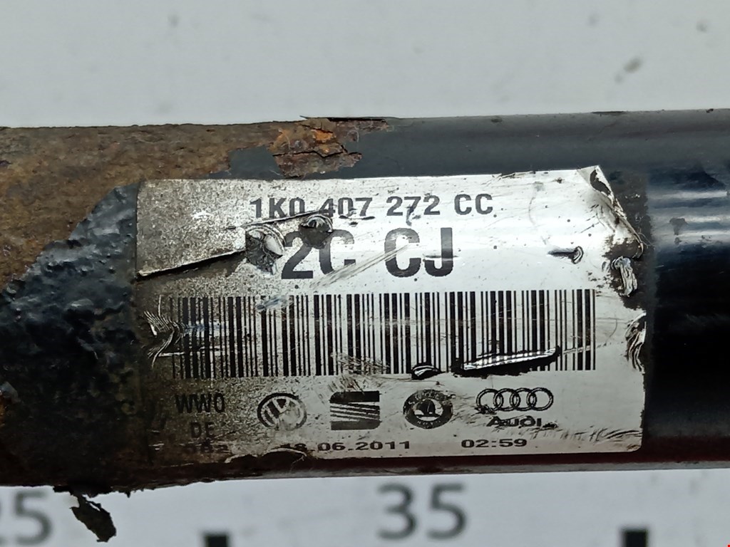 Полуось (привод, приводной вал) передняя правая SKODA Octavia A5 1Z- 2004-2013