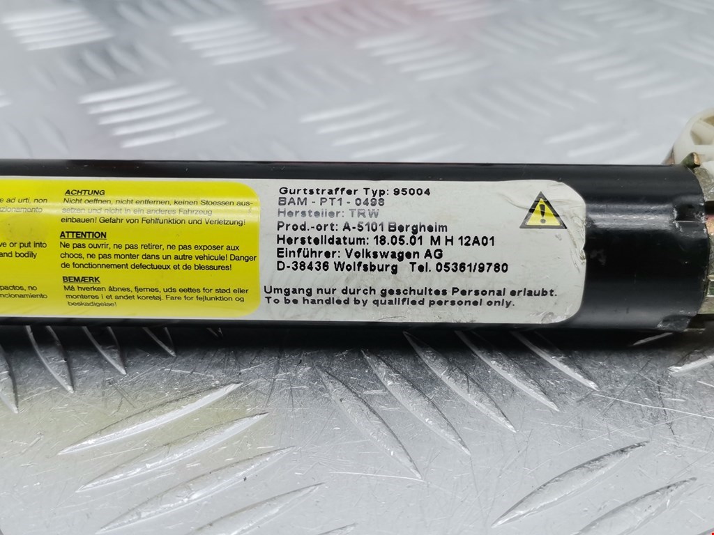 Ремень безопасности передний левый VOLKSWAGEN Sharan 1995-2010