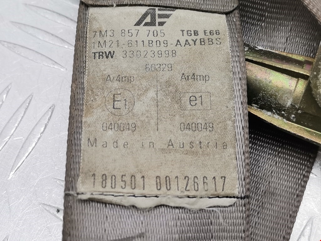 Ремень безопасности передний левый VOLKSWAGEN Sharan 1995-2010