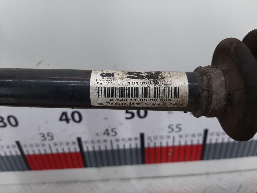 Полуось (привод, приводной вал) передняя левая OPEL Zafira B 2005-2012