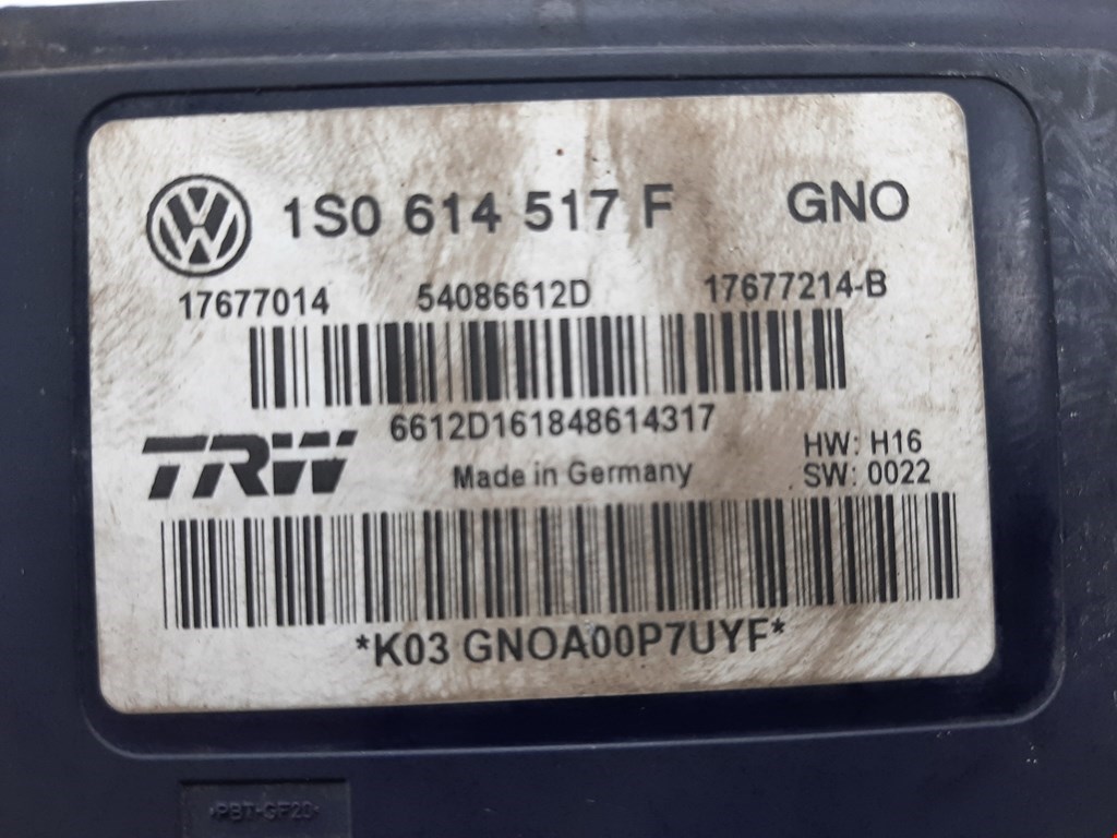 Блок ABS (насос) SKODA Rapid 2012-2020