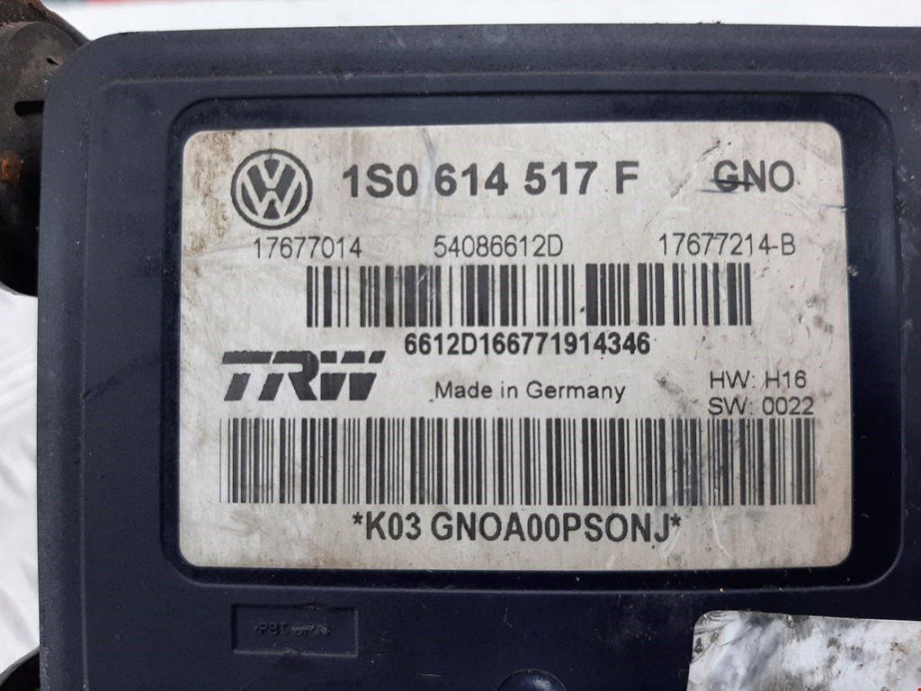 Блок ABS (насос) SKODA Rapid 2012-2020