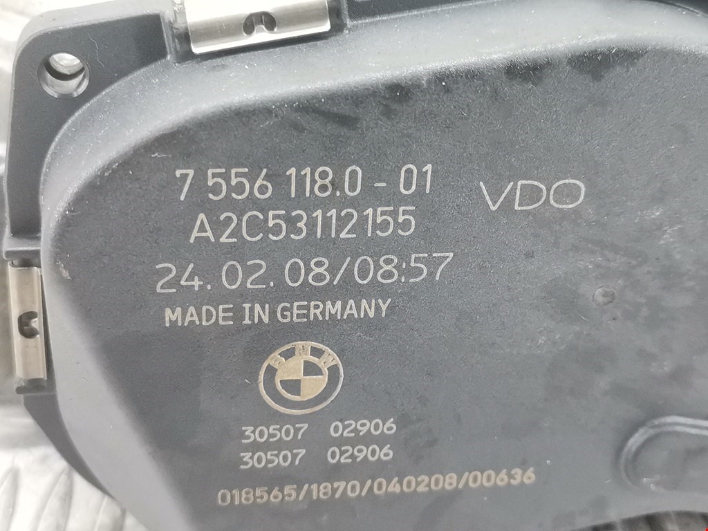 Заслонка дроссельная электрическая BMW 6er E63/E64 2003-2011