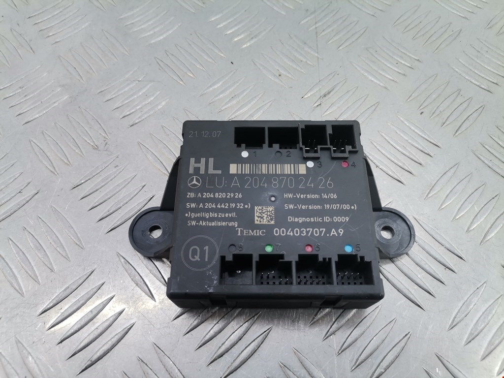 Блок комфорта MERCEDES-BENZ C-Class C-klasse W204 2007-2015
