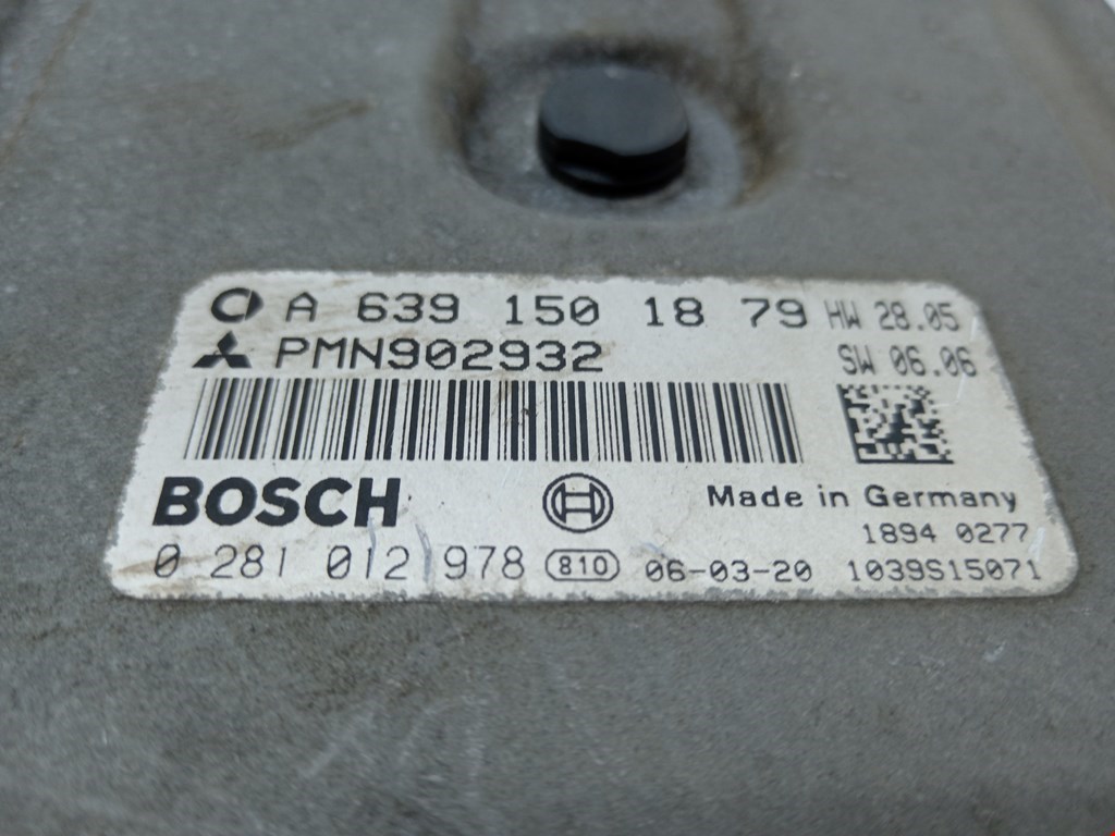 Блок управления двигателя (ЭБУ) SMART Forfour W454 2004-2006