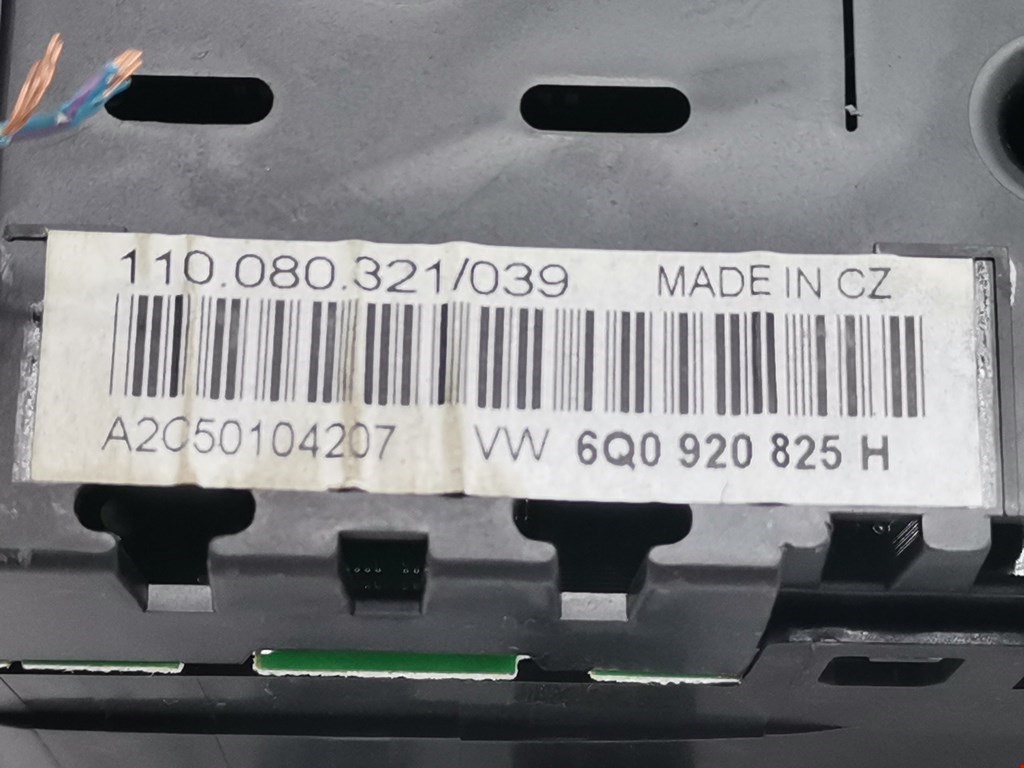 Панель приборов (щиток) VOLKSWAGEN Polo IV 2001-2009