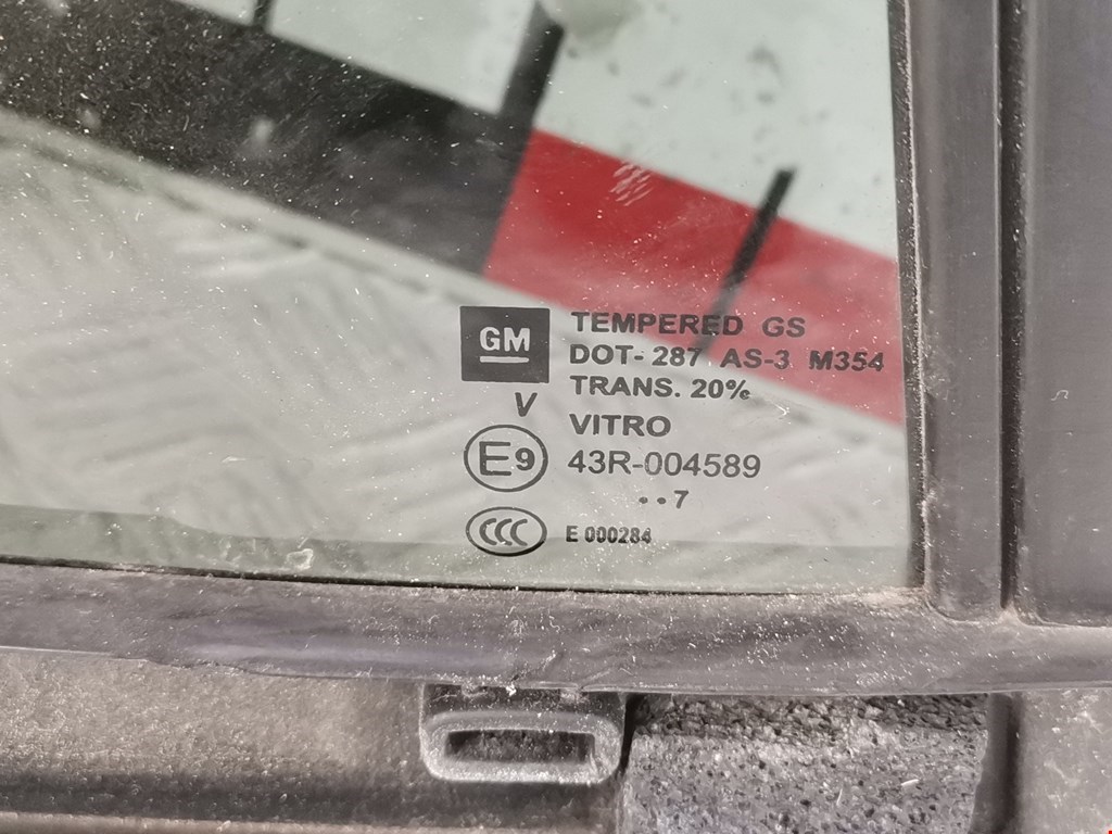 Стекло двери заднее правое CHEVROLET Equinox 2017-н.в.