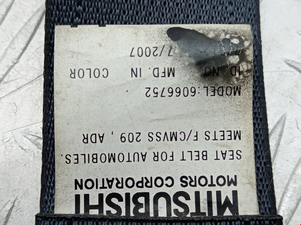 Ремень безопасности задний левый MITSUBISHI Outlander XL 2006-2012