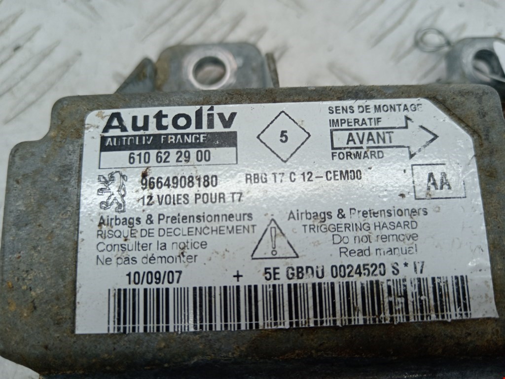Блок управления AIR BAG PEUGEOT 308 2007-2015