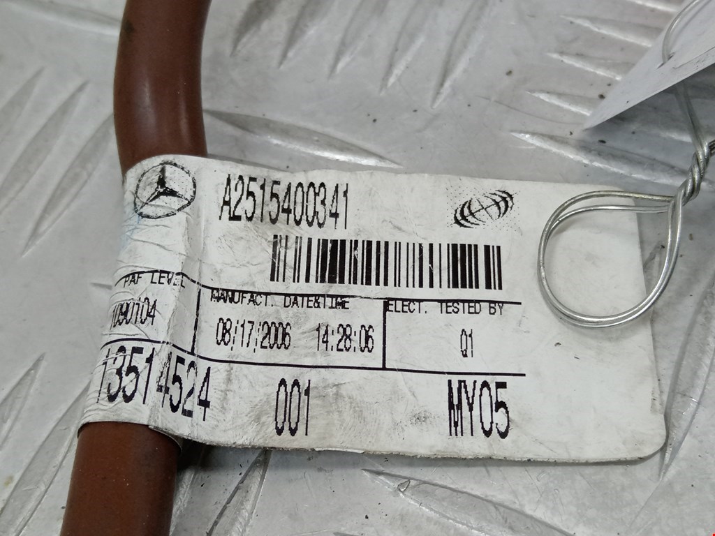 Клемма аккумулятора (минус) - MERCEDES-BENZ R-Class W251 2005-2017