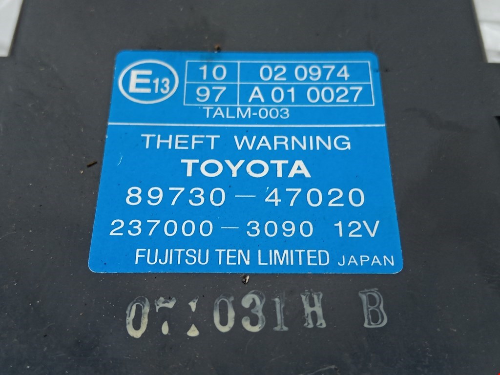 Блок комфорта TOYOTA Prius II XW20 2003-2012