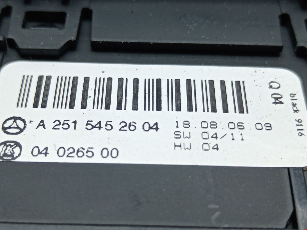 Переключатель света фар MERCEDES-BENZ R-Class W251 2005-2017