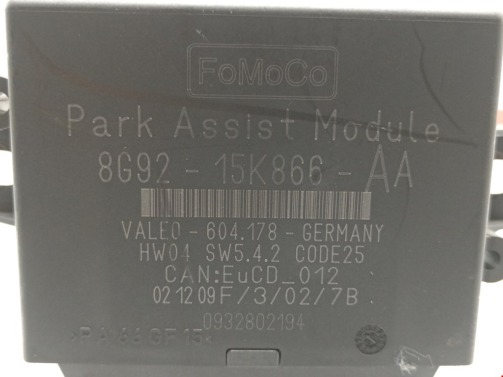 Блок управления парктрониками FORD Mondeo IV 2007-2015