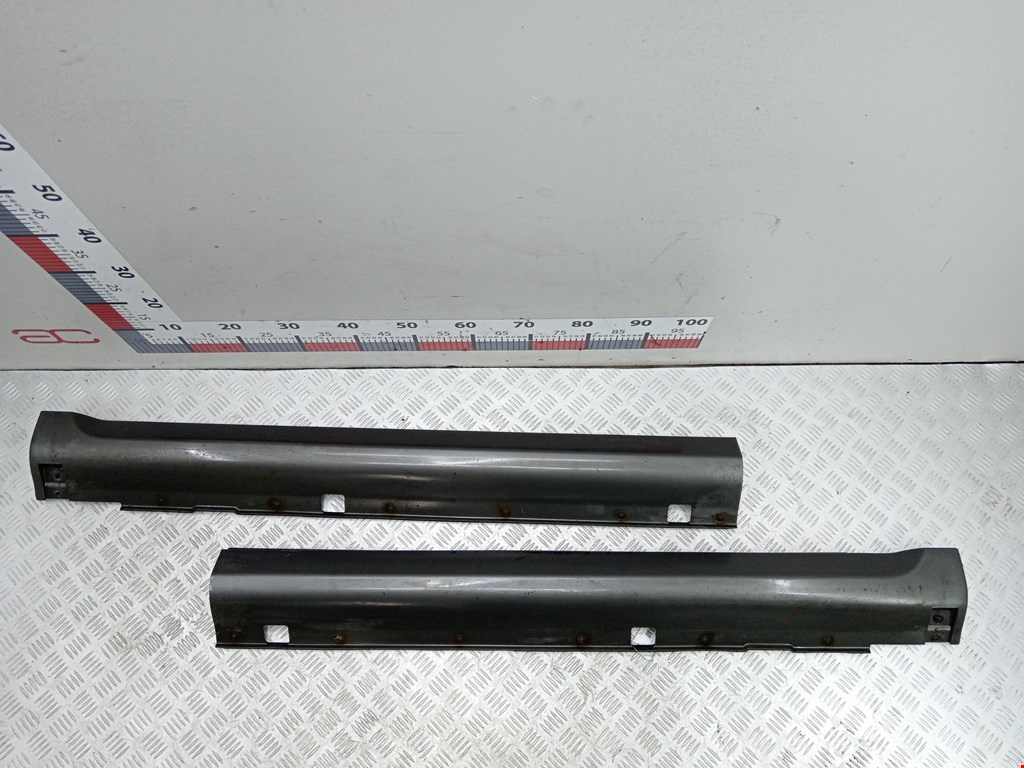 Накладка декоративная на порог (Комплект) Kia Sorento 1 (BL) (2002-2011)