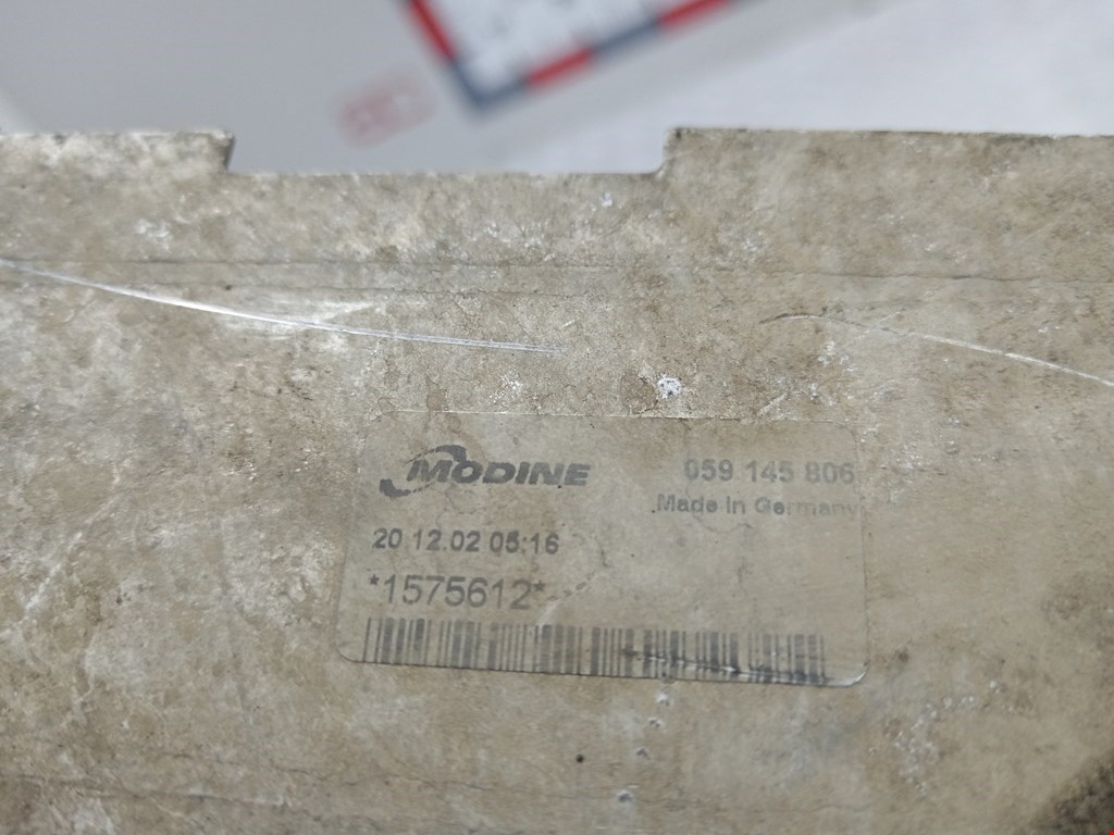 Интеркулер (радиатор интеркулера) VOLKSWAGEN Passat B5 1997-2005