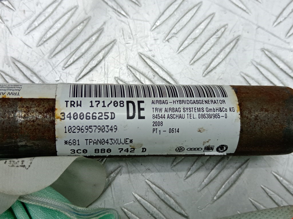 Подушка безопасности боковая (шторка) VOLKSWAGEN Passat B6 2005-2011