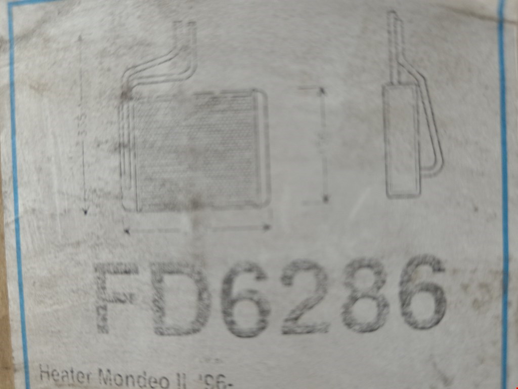 Радиатор отопителя (печки) FORD Mondeo III 2000-2007