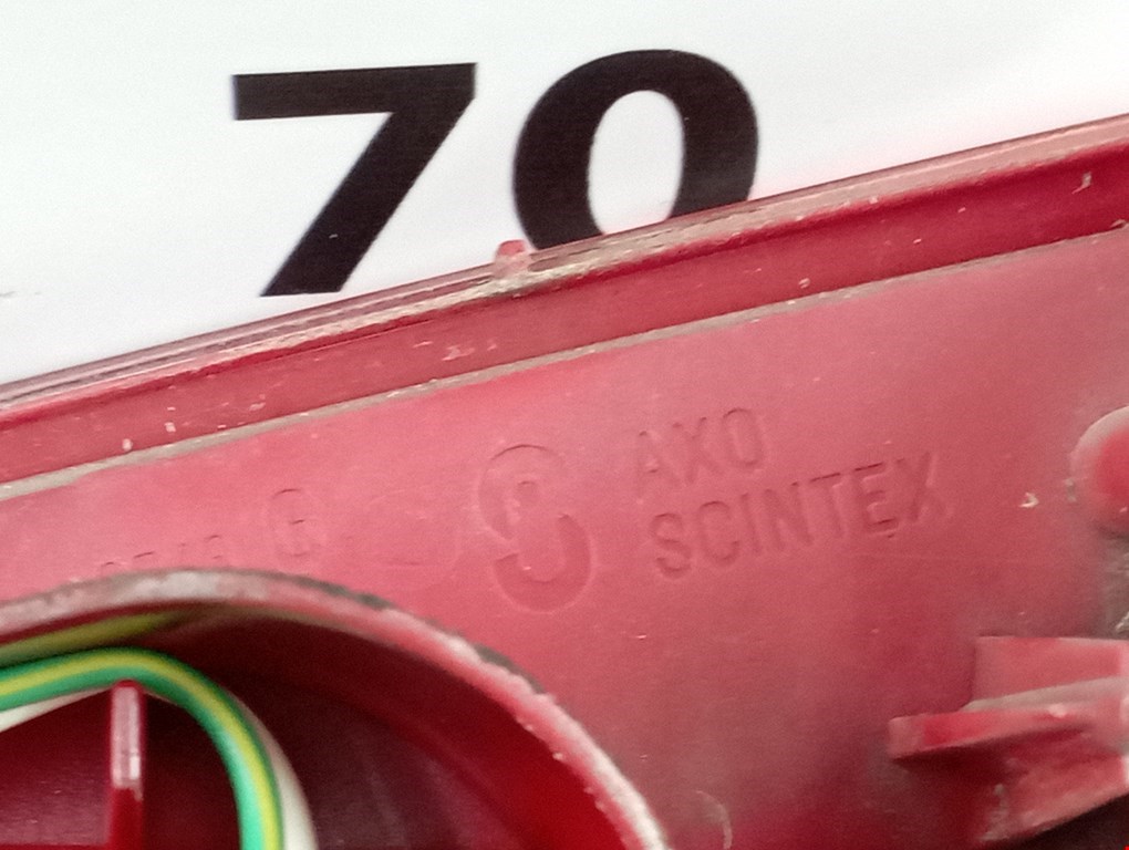 Фонарь задний внутренний левый PEUGEOT 607 2000-2010