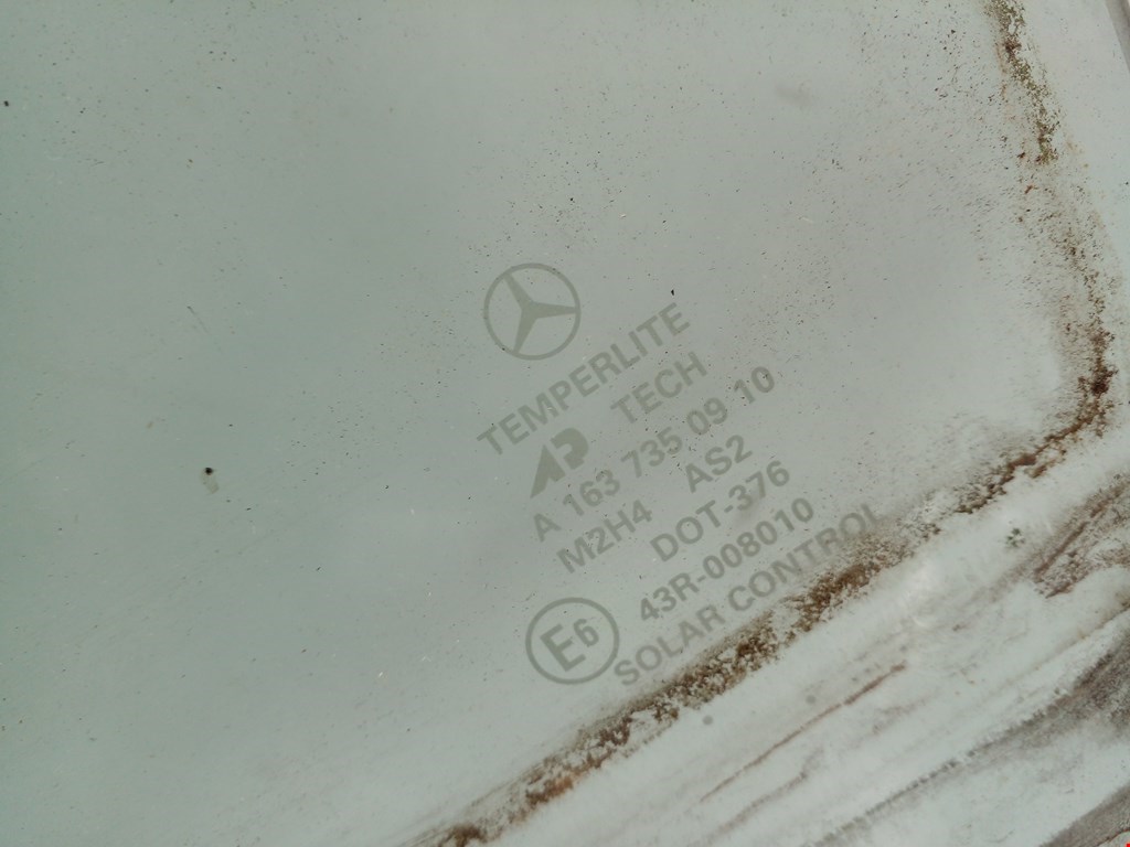 Стекло двери заднее левое MERCEDES-BENZ M-Class W163 ML 1997-2005