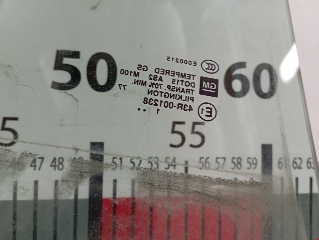 Стекло двери заднее левое CHEVROLET Volt 2010-2015