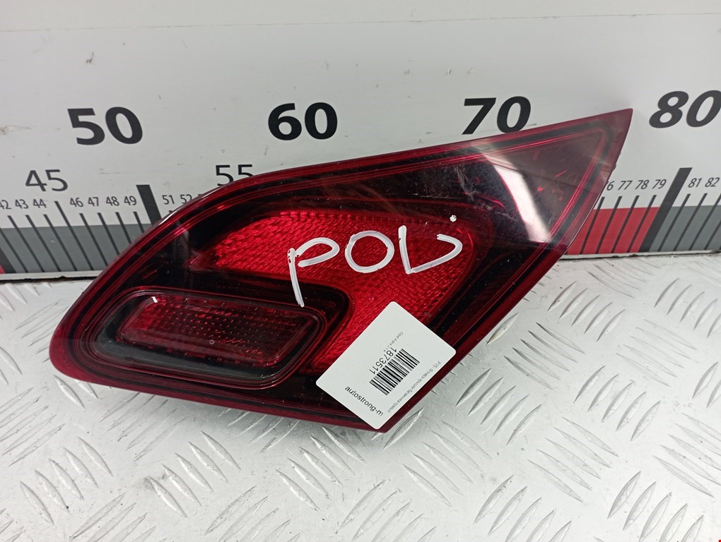 Фонарь задний внутренний правый OPEL Astra J 2009-2017