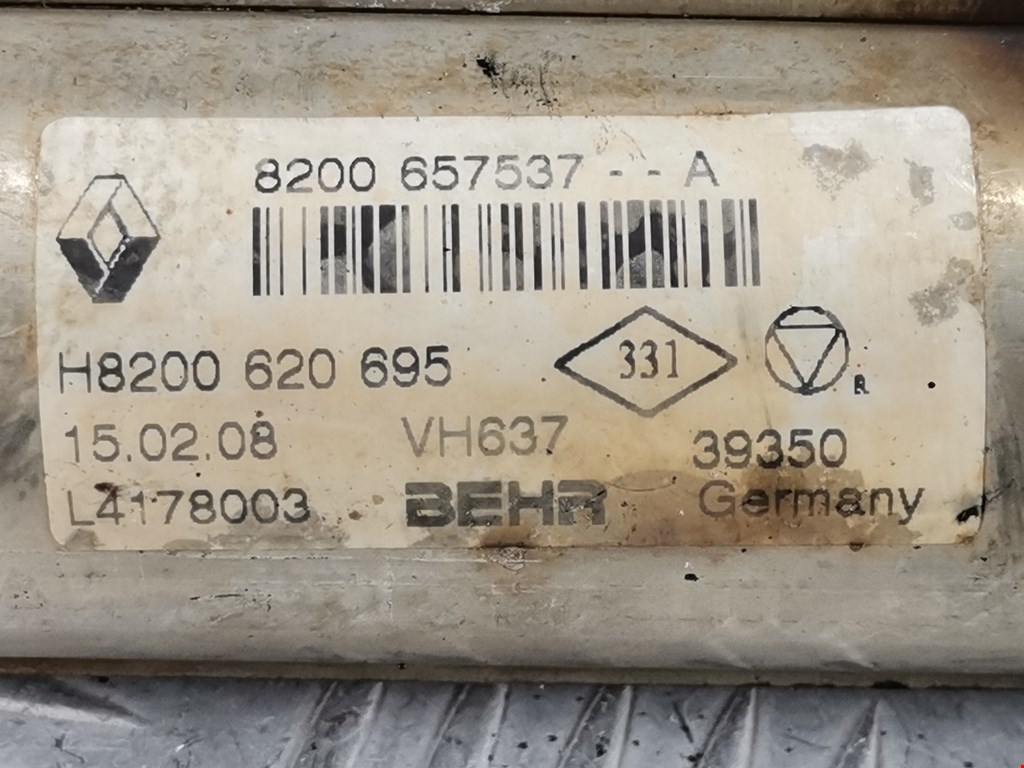 Радиатор системы ЕГР RENAULT Megane II 2002-2009