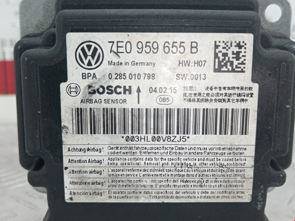 Блок управления AIR BAG VOLKSWAGEN Transporter T5 2003-2015