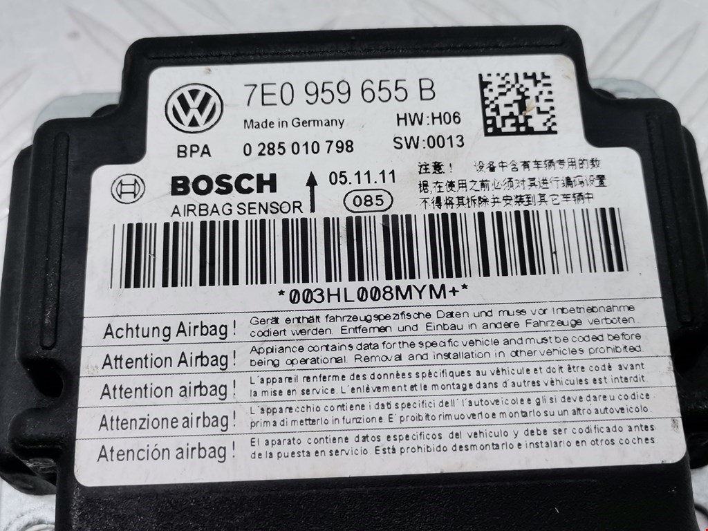 Блок управления AIR BAG VOLKSWAGEN Transporter T5 2003-2015