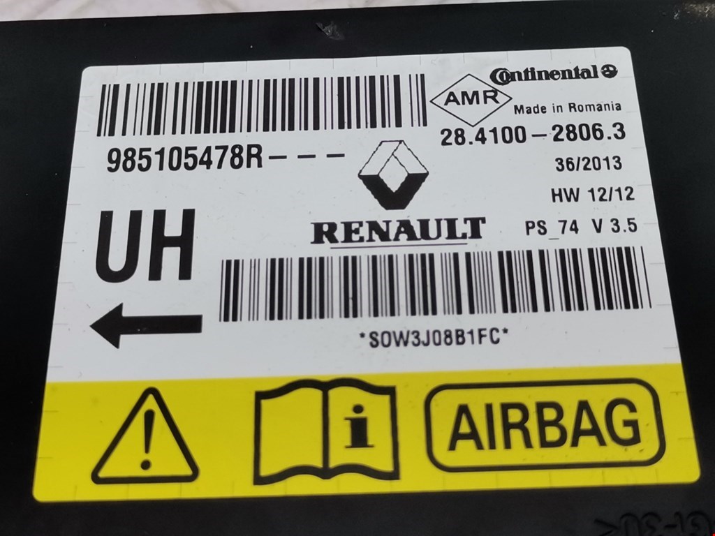 Блок управления AIR BAG RENAULT Megane III 2009-2016