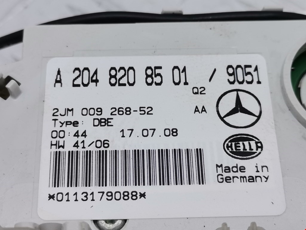 Плафон салонный (салона фонарь) MERCEDES-BENZ C-Class C-klasse W204 2007-2015