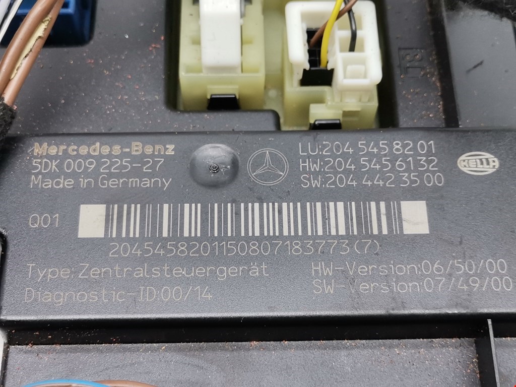 Блок комфорта MERCEDES-BENZ C-Class C-klasse W204 2007-2015