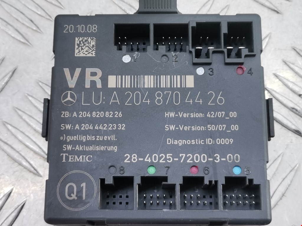 Блок комфорта MERCEDES-BENZ C-Class C-klasse W204 2007-2015