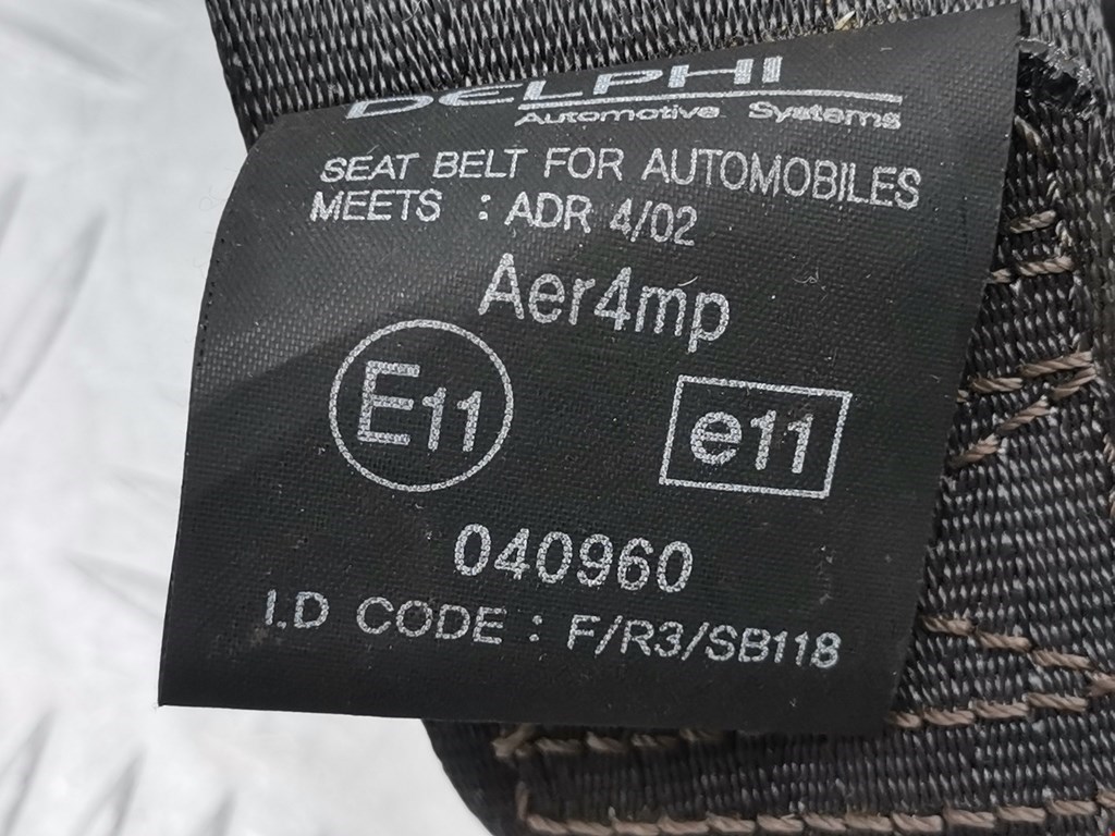 Ремень безопасности передний правый HYUNDAI Matrix 2001-2010