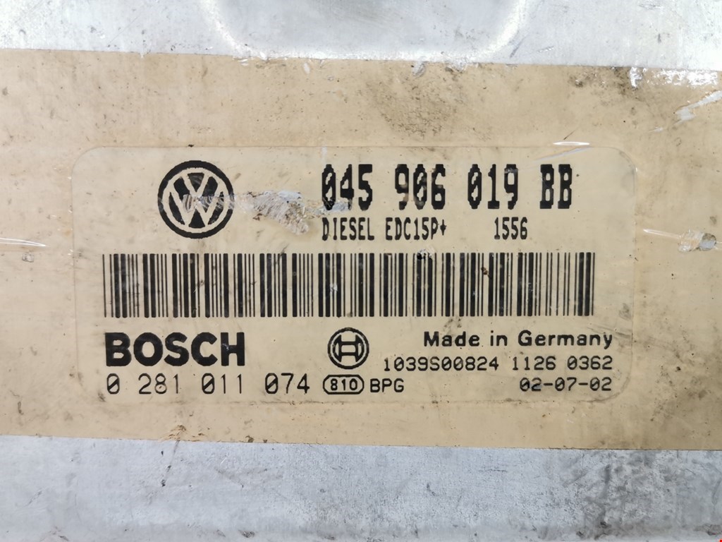 Блок управления двигателя (ЭБУ) VOLKSWAGEN Polo IV 2001-2009