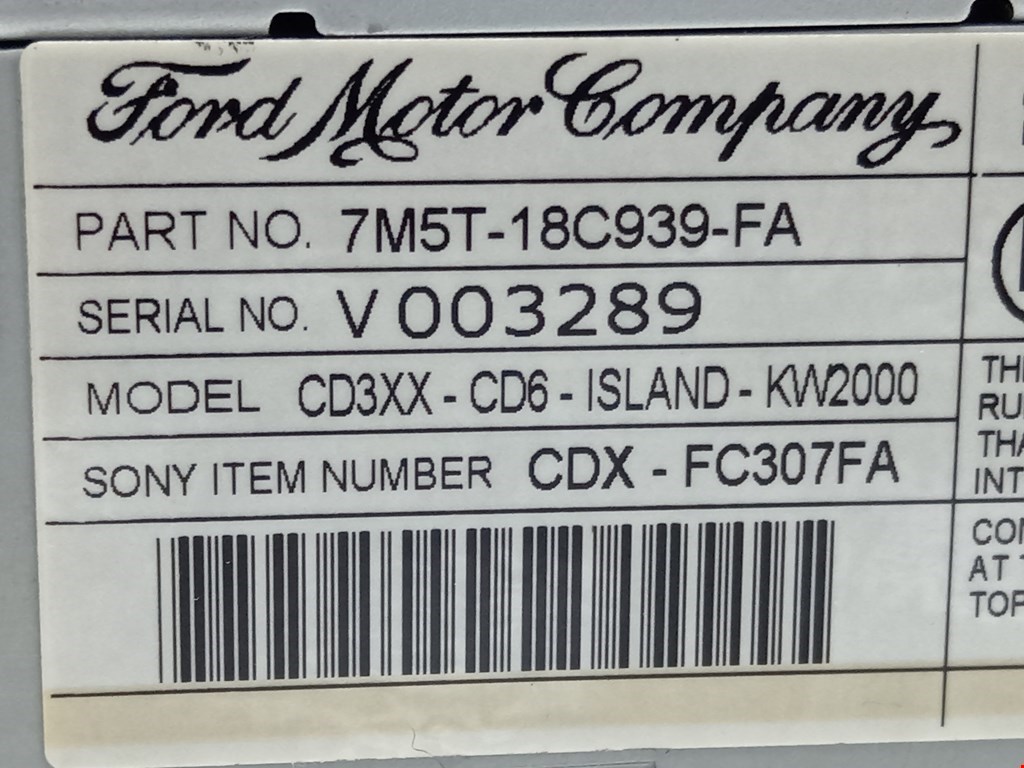 Магнитола FORD Focus II 2005-2011