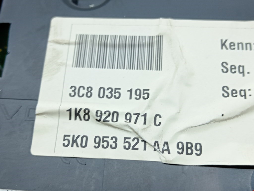 Панель приборов (щиток) VOLKSWAGEN Scirocco III 2008-2017