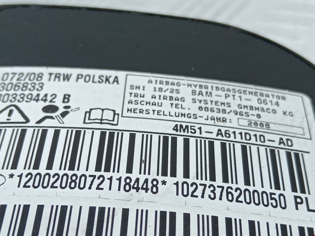 Подушка безопасности боковая (в сиденье) FORD Focus II 2005-2011