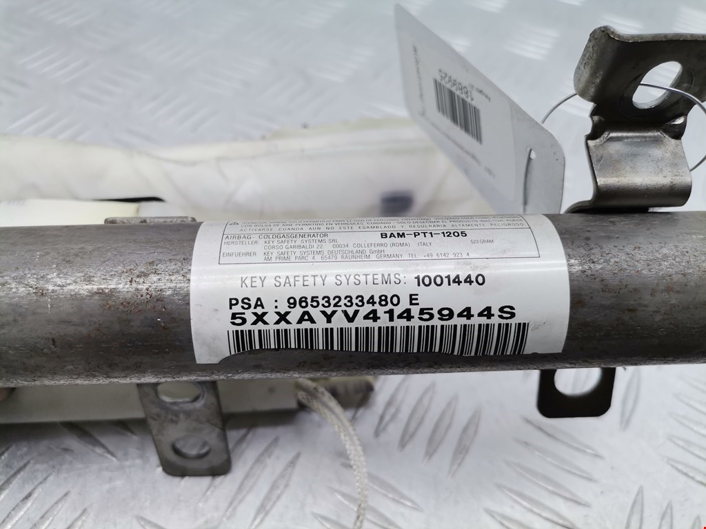 Подушка безопасности боковая (шторка) PEUGEOT 307 2001-2008